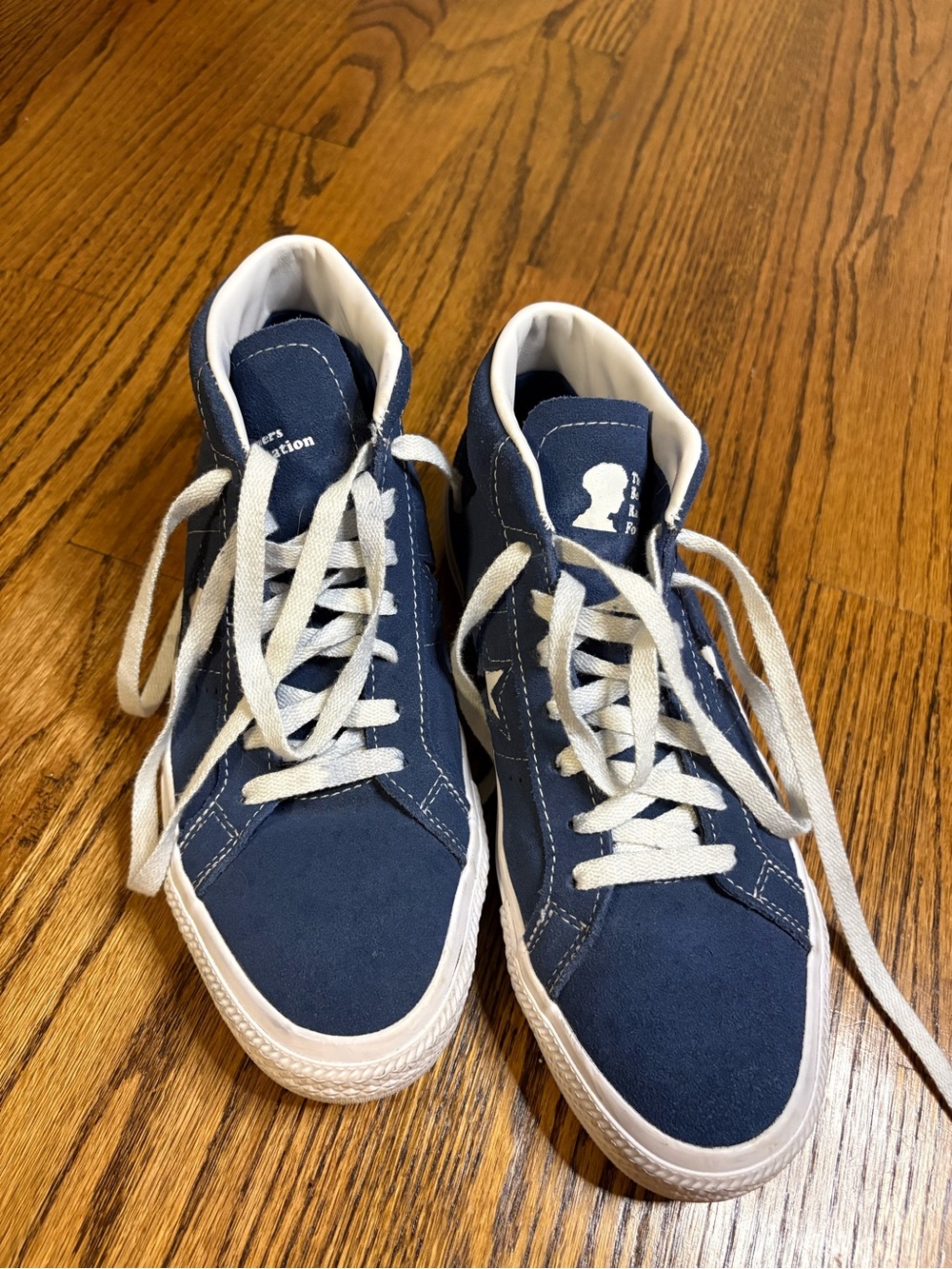 Navy High Top Converse